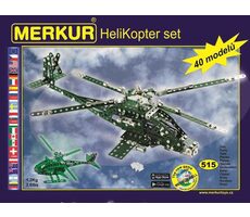 Merkúr Helikopter Set / 515 dielov / 40 modelov / od 6 rokov