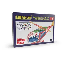 Merkur 013 Vrtuľník / 222 dielov / 10 modelov / od 6 rokov