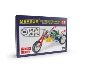 Merkúr 018 Motocykle / 174 dielov / 10 modelov / od 6 rokov