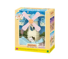Sylvanian Families Zábavný park s veterným mlynom a mačiatkom / od 3 rokov