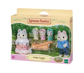 Sylvanian Families Rodina Husky s trojčatami / od 3 rokov