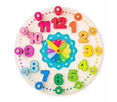 Woody Didaktické hodiny s počítaním / od 3 rokov