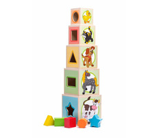 Woody Veža z 5tich kociek ''Zvieratká'' / od 3 rokov