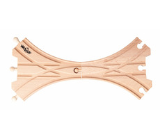 Woody Príslušenstvo k dráhe - Výhybka ´´X´´, 2ks / od 3 rokov