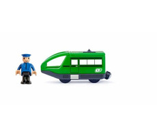 Woody Moderná elektrická mašinka - zelená / od 3 rokov