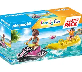 Playmobil Family Fun 70906 Starter Pack Vodný skúter s banánovým člnom / Počet dielikov: 10 / od 4 rokov