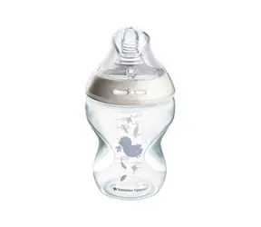 Tommee Tippee Dojčenská fľaša C2N potlač Girl 260ml / od 0 mesiacov