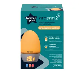 Tommee Tippee Teplomer a nočné svetlo Gro Egg2 / od 0 mesiacov