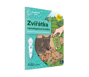 Albi Kúzelné čítanie - Samolepková knižka Zvieratká / Jazyková verzia: CZ / od 3 rokov