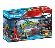 Playmobil® Air Stuntshow 70834 Servisná stanica / Počet dielikov: 85 / od 5 rokov