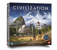 FFG Civilizácia: Nový úsvit - Terra Incognita rozšírenie / Dĺžka hry 180 minút / počet hráčov 2-5 / od 14 rokov