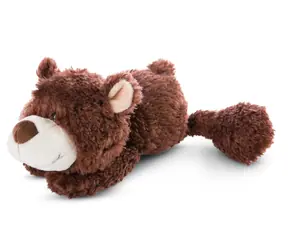Nici plyš Medveď hnedý ležiaci 20 cm (eco-green) / od 0 mesiacov