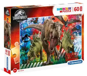 Clementoni PUZZLE Maxi - Jurský svet / 60 dielikov / od 4 rokov