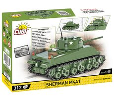 COBI 2715 Americký tank Sherman M4A1 / 1:48 / 312 kociek / od 7 rokov