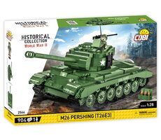 Cobi 2564 Americký tank M26 Pershing T26E3 / 1:28 / 904 kociek / od 10 rokov 