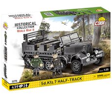 COBI 2275 Nemecké polopásové vozidlo Sd.Kfz. 7 Half-Track / 1:35 / 439 kociek / od 8 rokov