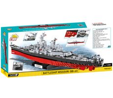 Cobi 4837Americká bojová loď USS Missouri (BB-63) / 1:300 / 2655 kociek / od 12 rokov 