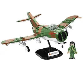 Cobi 5825 Východonemecké stíhacie lietadlo Lim-5 ( MiG-17F ) East Germany Air Force / 1:32 / 575 kociek / od 7 rokov 