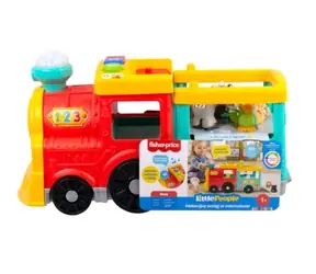 Mattel HHH93 Vzdelávací vláčik so zvieratkami / Vzdelávací obsah v poľštine / od 12 mesiacov 