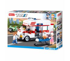 Sluban Town M38-B1065 Sanitka / Lego - kompatibilný / Počet figúrok|dielikov: 3|328 / od 6 rokov