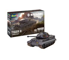 Revell 03503 Tiger II Ausf. B Konigstiger WORLD of Tanks / Plastikový model /1:72/Počet dielikov 143/Obtiažnosť 4/od 13 rokov