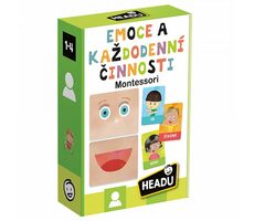HEADU CS: Montessori Emócie a každodenné činnosti / Dĺžka hry: 30 minút / Počet hráčov: 1 + / od 1 rokov