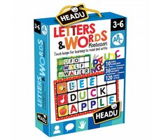 HEADU EN: Montessori - Bingo - Písmená a slová / od 3 rokov / v origináli EN