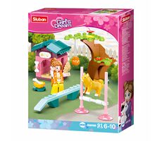 Sluban Girls Dream M38-B0970B Cvičisko pre psíkov / Lego - kompatibilné / Počet figúrok|dielikov: 1|91 / od 6 rokov