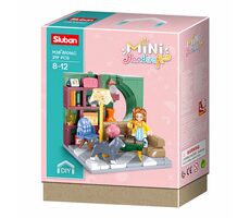 Sluban Girls Dream Mini Handcraft M38-B1016C Obývacia izba / Lego - kompatibilná / Počet figúrok|dielikov: 2|219 / od 8 rokov