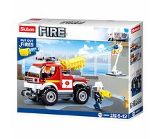 Sluban Hasiči M38-B0965 Off-road s vodným delom / LEGO - kompatibilný / Počet figúrok|dielikov: 2|192 / od 6 rokov