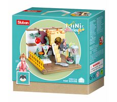 Sluban Mini Handcraft M38-B0919B Domček pre mačku / Lego - kompatibilný / Počet figúrok|dielikov: 1|115 / od 6 rokov
