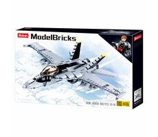 Sluban Model Bricks M38-B0928 Stíhačka F/A-18 Super Bumble