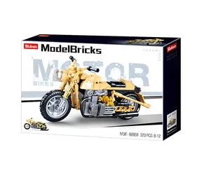 Sluban Model Bricks M38-B0959 Armádna motorka / LEGO - kompatibilná / Počet figúrok|dielikov: 0|223 / od 8 rokov