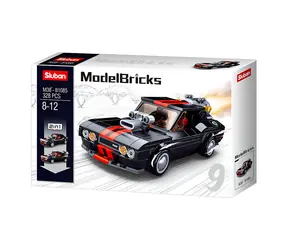 Sluban Model Bricks M38-B1085 Pouličné pretekárske auto 2v1 / LEGO - kompatibilné / Počet figúrok|dielikov: 1|328 / od 8 rokov