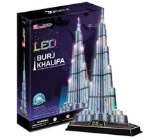 CubicFun Puzzle 3D Burj Khalifa / 136 dielov / 39 x 34 x 146 cm / Obtiažnosť: 6