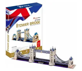 CubicFun Puzzle 3D National Geographic: Tower Bridge / 120 dielov / 30.1 x 22.2 x 6.1 cm