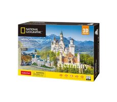 CubicFun Puzzle 3D Zámok Neuschwanstein / 121 dielov / od 6 rokov