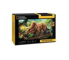 CubicFun Puzzle 3D triceratops / 44 dielov / 39 x 16.5 x 18 cm