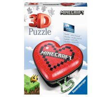 Ravensburger 3D Puzzle Srdce Minecraft / 54 dielov / od 8 rokov