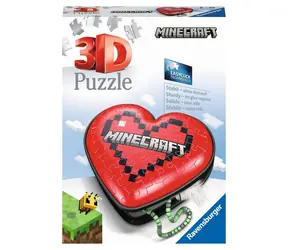 Ravensburger 3D Puzzle Srdce Minecraft / 54 dielov / od 8 rokov