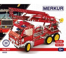 Merkúr Fire set / 740 dielov / 20 modelov / od 3 rokov