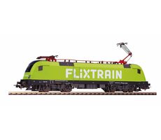 Piko 57924 Elektrická lokomotíva Taurus s 2 pantografmi Flixtrain VI / Mierka: H0 (1:87) / Dĺžka: 221 mm / Rádius: 358 mm