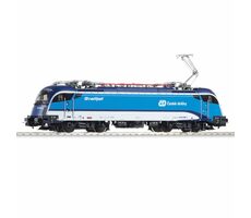 Piko 59844 Elektrická lokomotíva Rh 1216 Taurus so 4 pantografmi ČD VI / Mierka: H0 (1:87) / Dĺžka: 225 mm / Rádius: 358 m