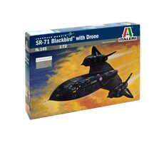 Italeri 145 Lockheed SR-71 Blackbird / Plastikový model / 1:72 / Obtiažnosť 2