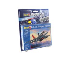 Revell 63997 F/A-18E Super Hornet Sada / Plastikový model / 1:144 / Počet dielikov: 63 / Obtiažnosť 3