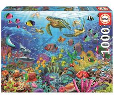 Educa Korytnačky v tropickej fantázii /1000 dielikov/ od 14 rokov
