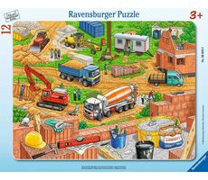 Ravensburger Čo kam patrí: Práca na stavenisku / 14 dielikov / od 3 rokov