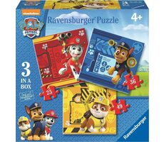 Ravensburger Tlapková Patrola: Rubble, Marshall a Chase - 25 & 36 & 49 dielikov/ od 4 rokov