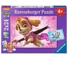 Ravensburger Tlapková patrola: Skye & Everest - 2 x 24 dielikov / od 4 rokov
