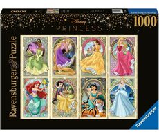 Ravensburger Disney Princezné: Art Nouveau / 1000 dielikov / od 12 rokov